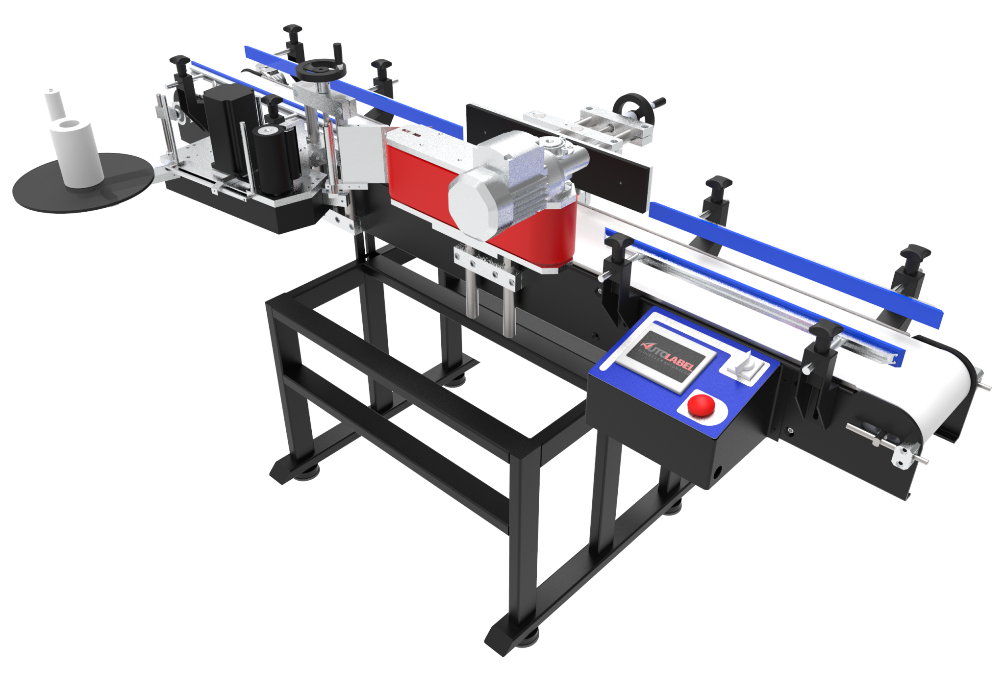 Rotuladora para frascos cilíndricos